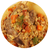 SLOW COOKER LAMB SHANKS WITH FENNEL AND WHITE BEANS